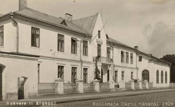 Praegune koolimaja 1929